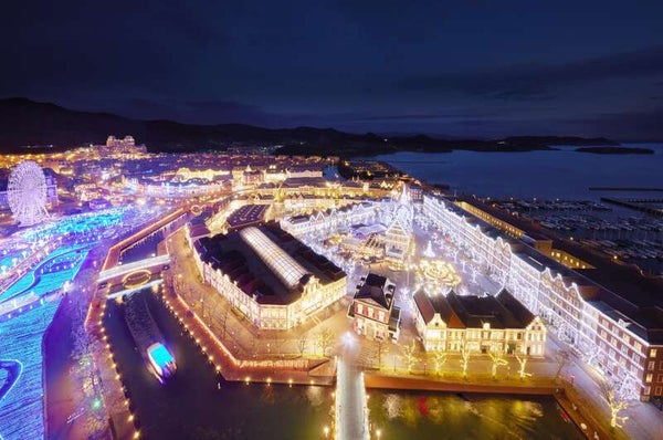 【岡山駅・福山駅・広島駅発】 長崎市内泊★特別観覧席から見る ハウステンボス第13回九州一大花火まつり2日間1